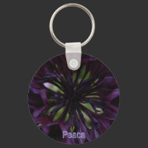 Purple Peace keychains by stucker111 Purple Peace keychains