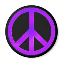 Purple Peace magnets