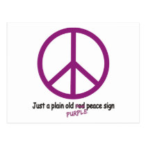 Purple Peace postcards