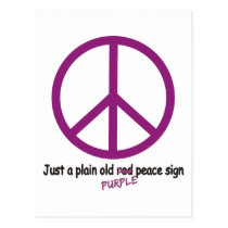 Purple Peace postcards