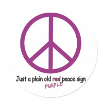 Purple Peace stickers