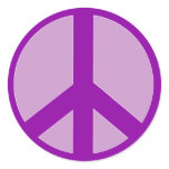 Purple Peace Sign T shirts, Hoodies, Mugs Round Stickers