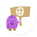 purple peace stickers