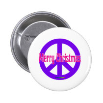 Purple Peace Symbol buttons