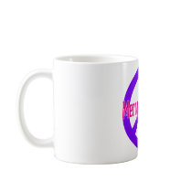 Purple Peace Symbol Mugs