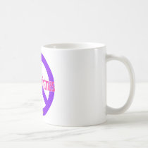 Purple Peace Symbol mugs