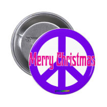 Purple Peace Symbol buttons