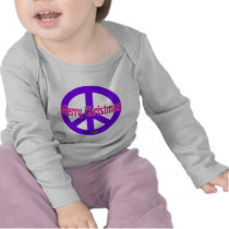 Purple Peace Symbol t-shirts