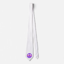 Purple Peace Symbol ties