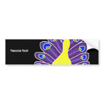 Purple Peacock bumper stickers by eelkat Purple Peacock bumper stickers