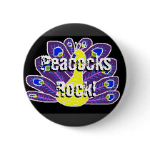 Purple Peacock buttons by eelkat Purple Peacock buttons