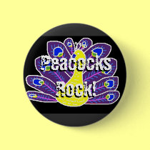 Purple Peacock buttons