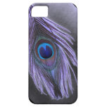 Purple Peacock Feather iPhone 5 Case