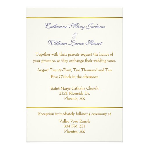 Purple Peacock Love Birds Wedding Invitation