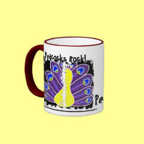 Purple Peacock mugs