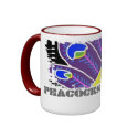 Purple Peacock mugs
