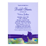 Purple Peacock Wedding Invitations