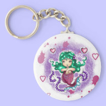 purple pearls keychains