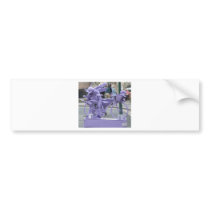 Purple Pedaller Bumper Sticker
