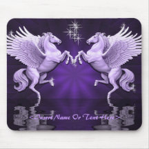 Purple Pegasi Mousepads