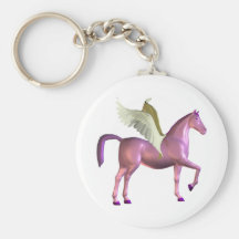 Purple Pegasus Keychain