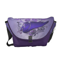 Purple Pegasus Urban Messenger Bag