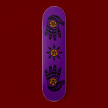 Purple Pentacle Hands Skateboard skateboards