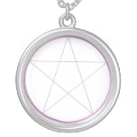 Purple Pentacle Necklace