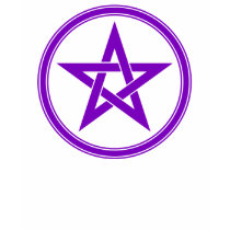 Purple Pentacle Pentagram t-shirts by triplegoddess Purple Pentacle Pentagram t-shirts