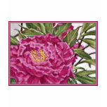Purple Peony Flowers Garden Painting T-shirts