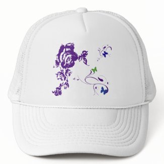 Purple Petals hat