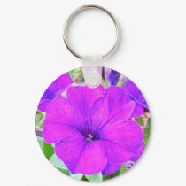 Purple Petunia keychains by princessklb07 Purple Petunia keychains