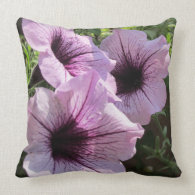 Purple Petunia Pillows