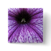 Purple Petunia Square Pin