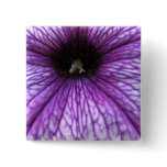 Purple Petunia Square Pin