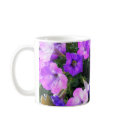 Purple Petunias mugs