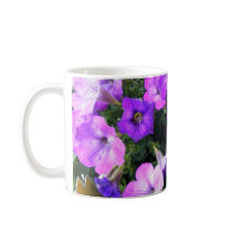 Purple Petunias mugs by princessklb07 Purple Petunias mugs