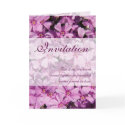 Purple Phlox • Wedding Invitation Card by SabineStGreetings Purple Phlox • Wedding Invitation Card