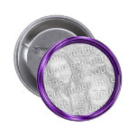 purple photo frame pinback buttons