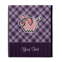 Purple Pig iPad Folio Cases