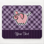 Purple Pig Mouse Pad