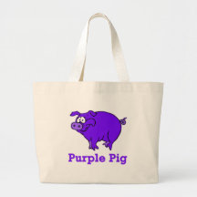 Purple Pig on Apparel, Mugs, Baby Shirts Canvas Bags