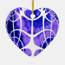 Purple Pink 2 Designs in 1 Christmas Ornament