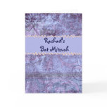 Purple, pink and blue party Invitation cards