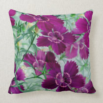 Purple Pink flowers pillows