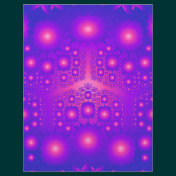 Purple & Pink Fractal Explosions: Flyer