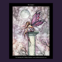 Purple Pink Gothic Fairy Poster by Molly Harrison posters