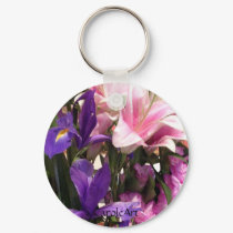 "Purple & Pink" Keychain