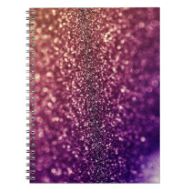 Purple pink magenta bling sparkle glitter notebook notebooks