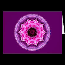 Purple & Pink Ranunculus Kaleidoscope cards